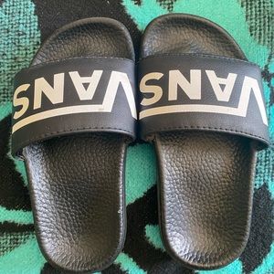 Boys vans slides/sandals